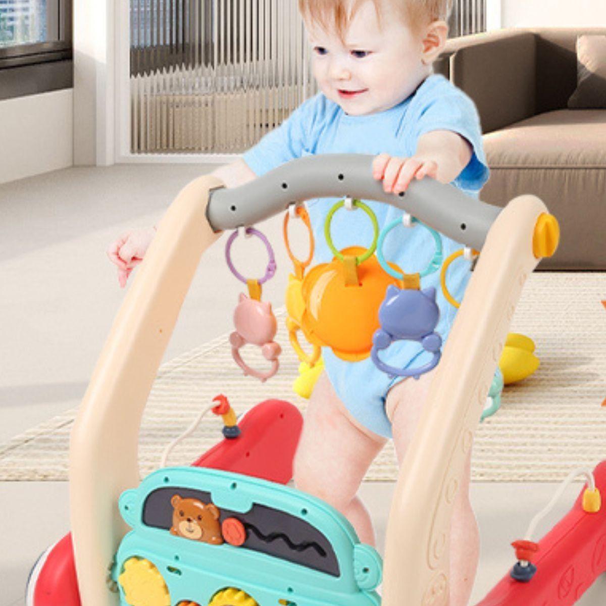 CENTRO ACTIVIDAD GIMNASIO 2 EN 1 ANDADOR PIANO BEBE LAU-7