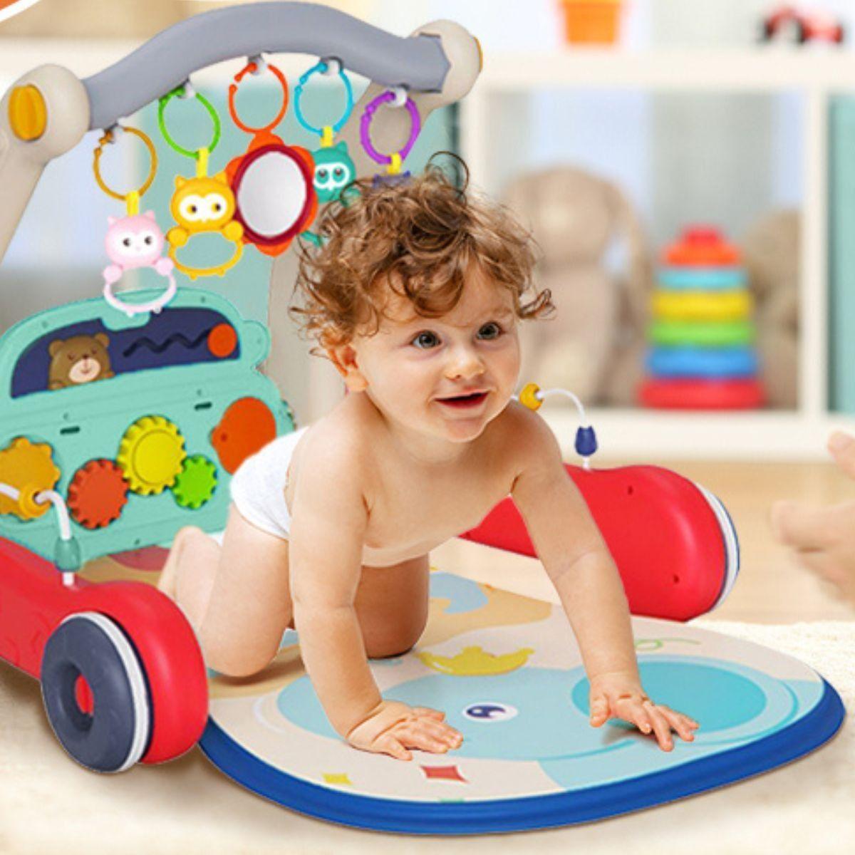 CENTRO ACTIVIDAD GIMNASIO 2 EN 1 ANDADOR PIANO BEBE LAU-8