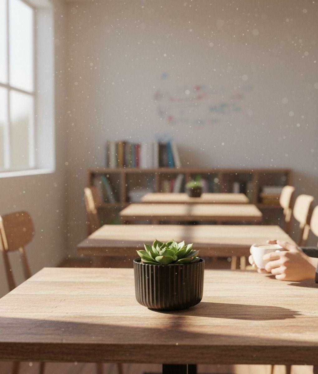 Set 2 Macetero Decorativo Diseño Ondulado Recipiente Jhn-9