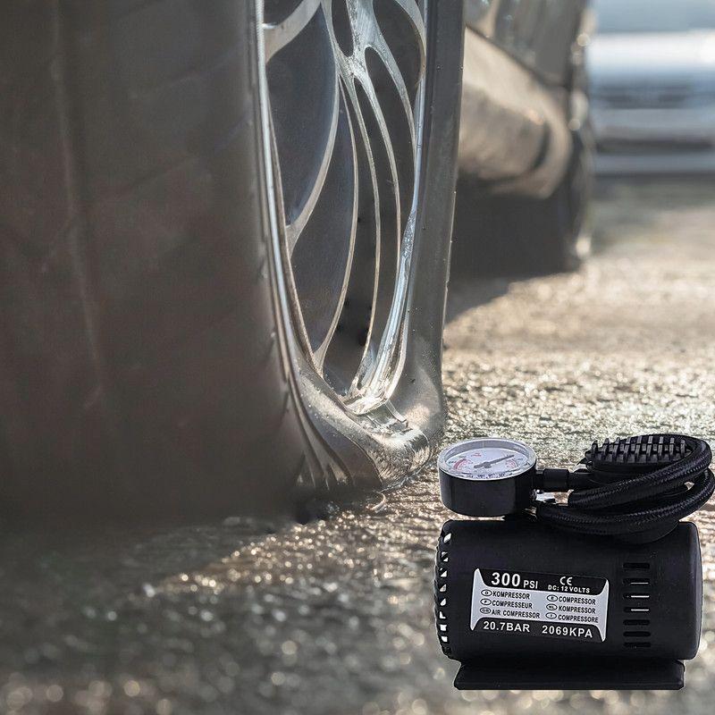 Compresor Aire Vehiculo Portátil Bomba Neumáticos Rondon-7