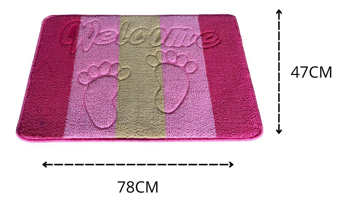 Set de 3 Alfombra Suave Puerta Absorción Antideslizante Jhn-9