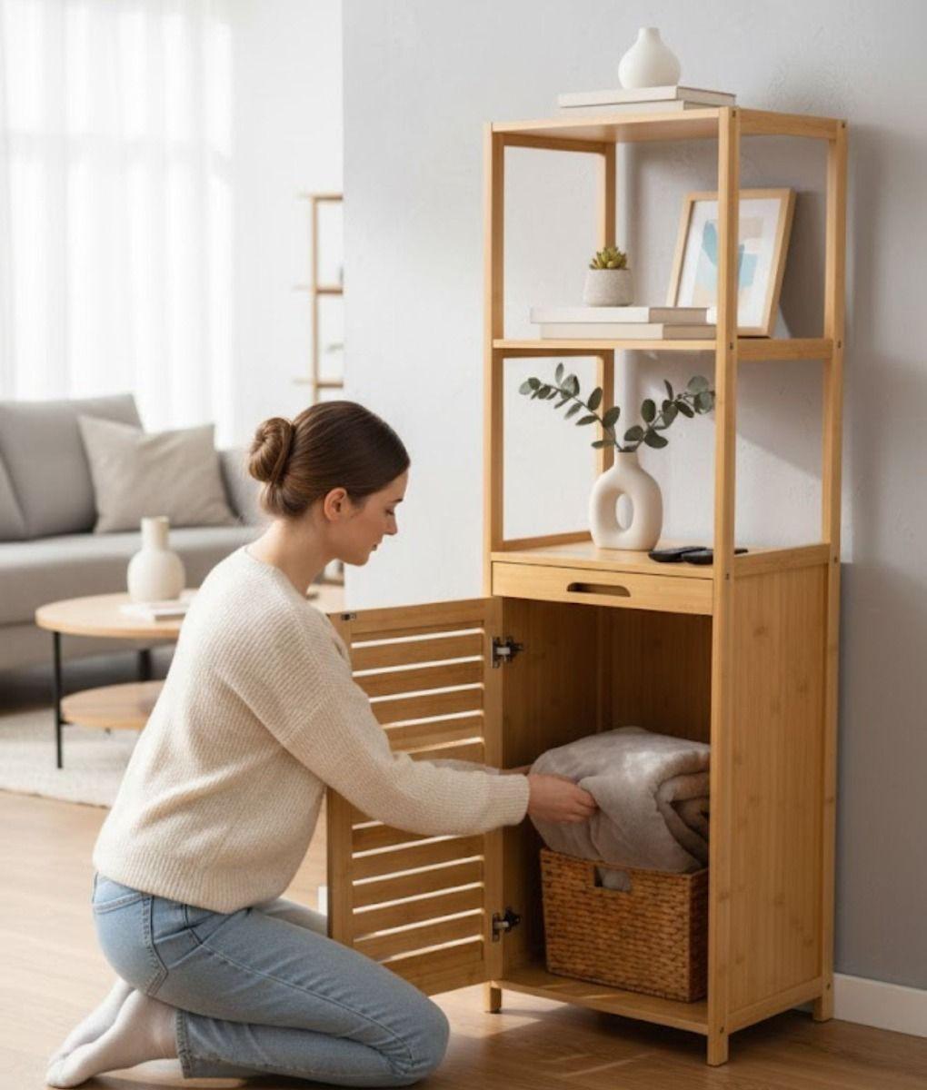 Estante Organizador 2 Repisas Decorativo Funcional Jhn-4