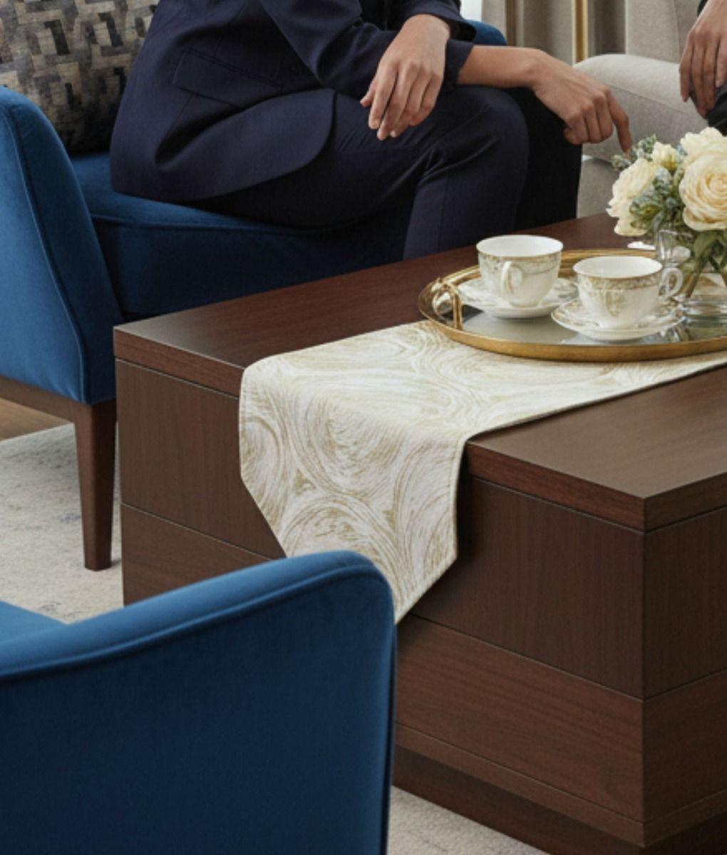 Camino Mesa Mantel Decorativo Estilo Nórdico Elegante Jhn-4