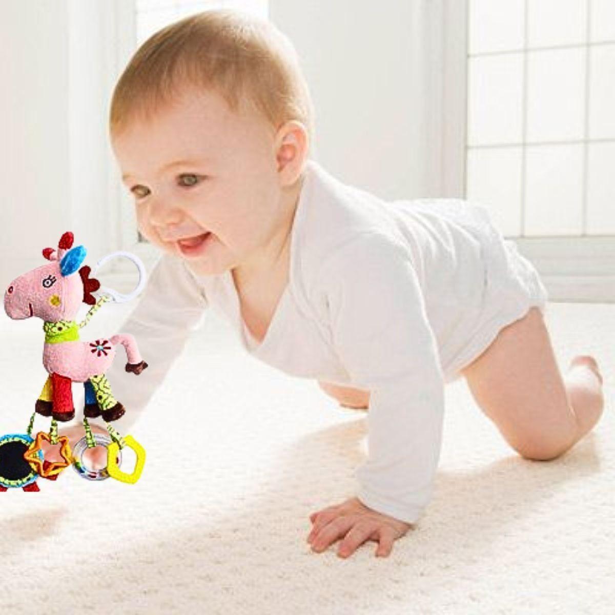 Sonajero Móvil Musical Cuna Carrito Estimular Bebe Lau-2