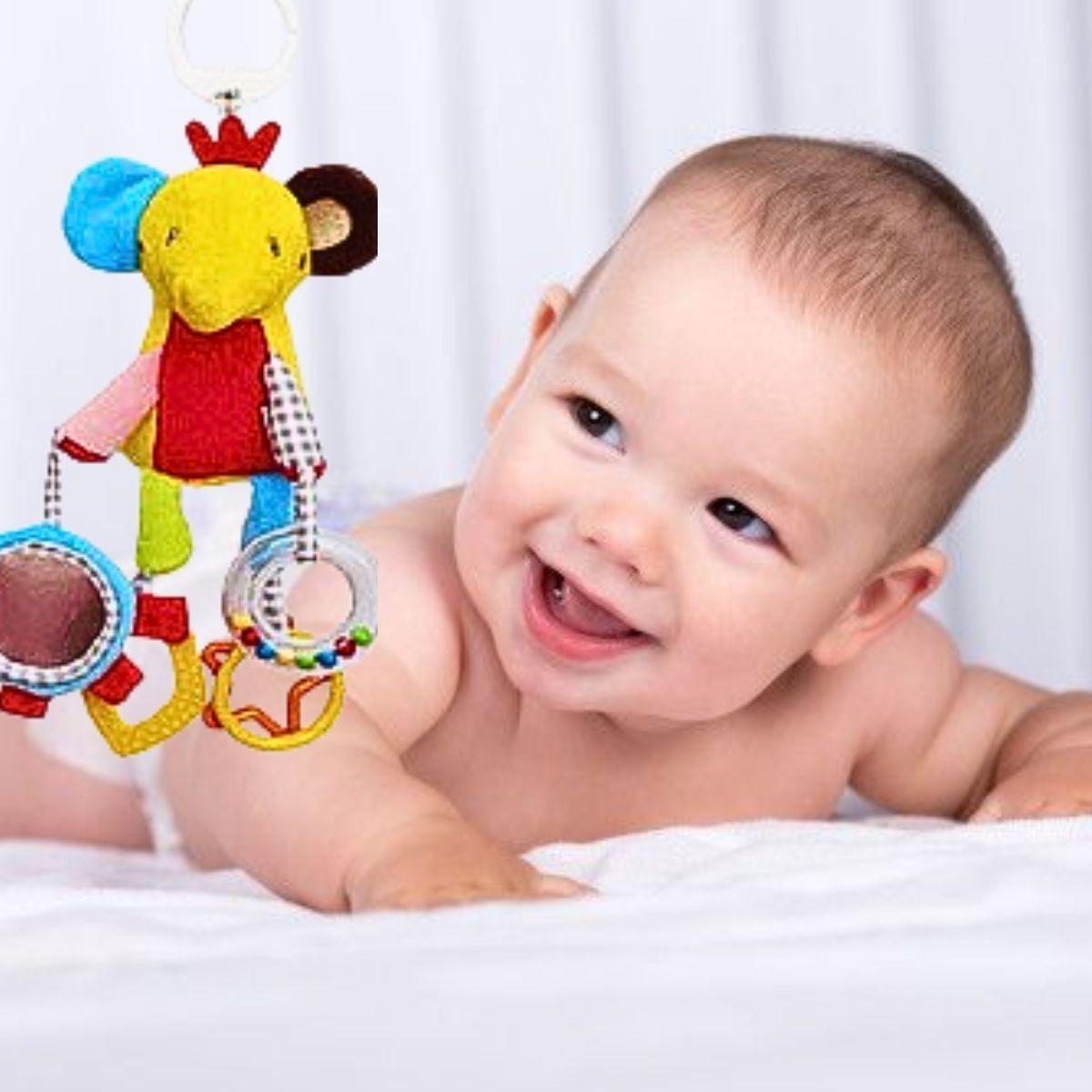 Sonajero Móvil Musical Cuna Carrito Estimular Bebe Lau-3