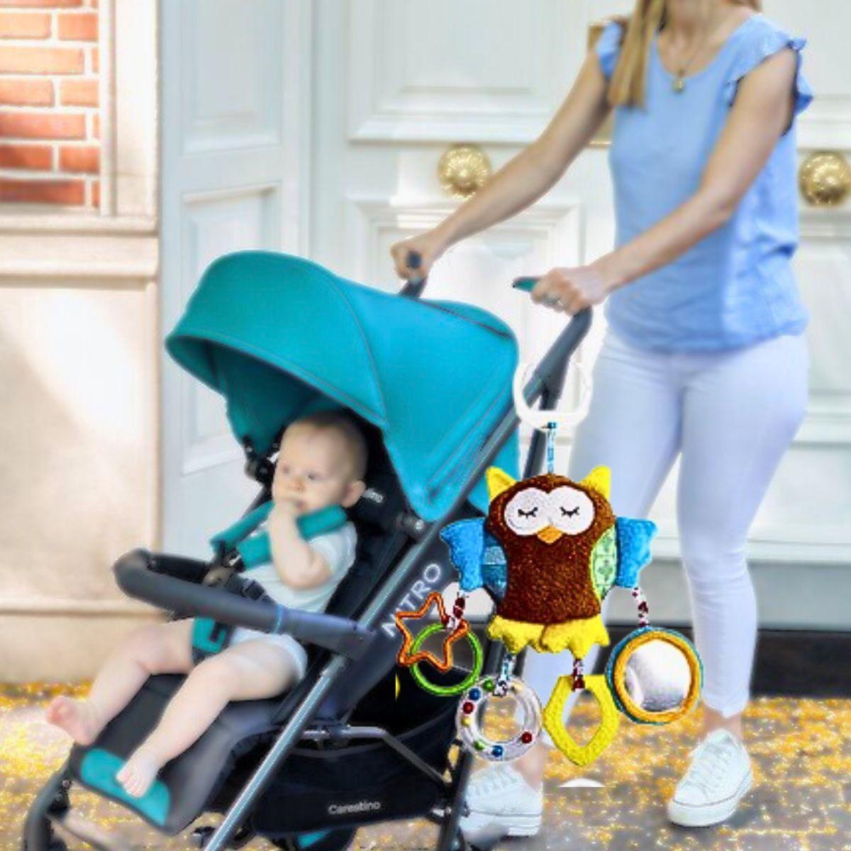 Sonajero Móvil Musical Cuna Carrito Estimular Bebe Lau-4