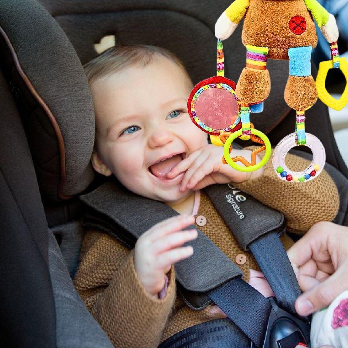 Sonajero Móvil Musical Cuna Carrito Estimular Bebe Lau-6