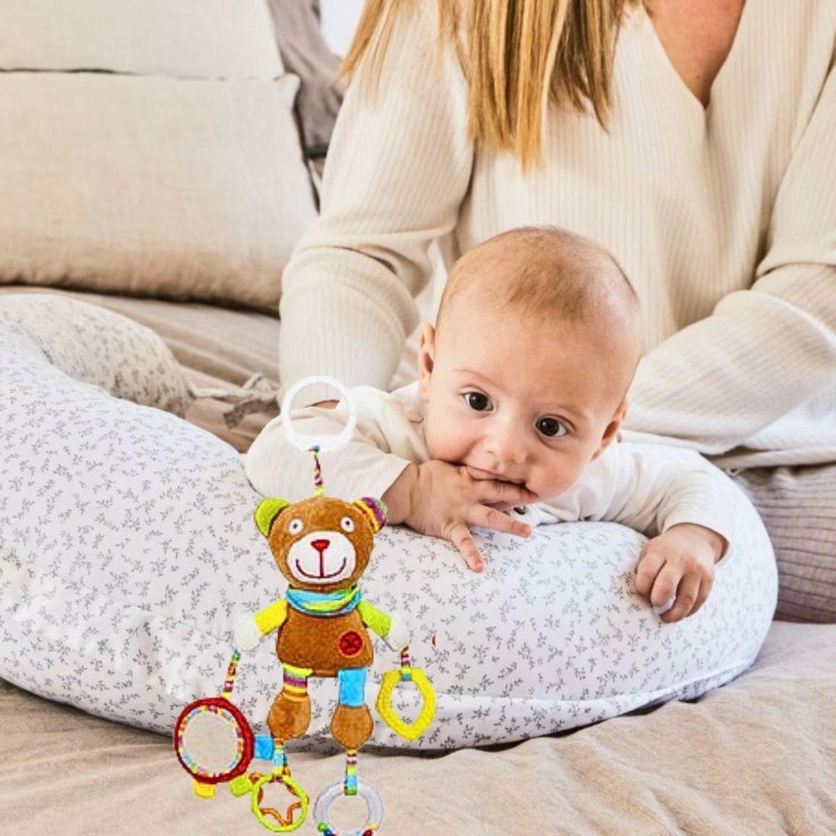 Sonajero Móvil Musical Cuna Carrito Estimular Bebe Lau-7