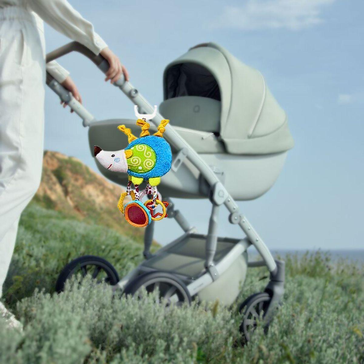 Sonajero Móvil Musical Cuna Carrito Estimular Bebe Lau-8