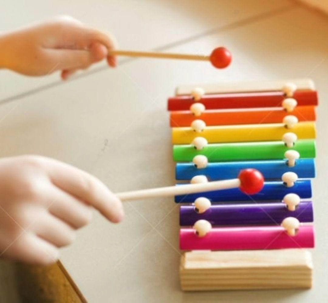 Set 3 Juguetes Didactico Xilofono Multicolor Madera Niño Lau-5
