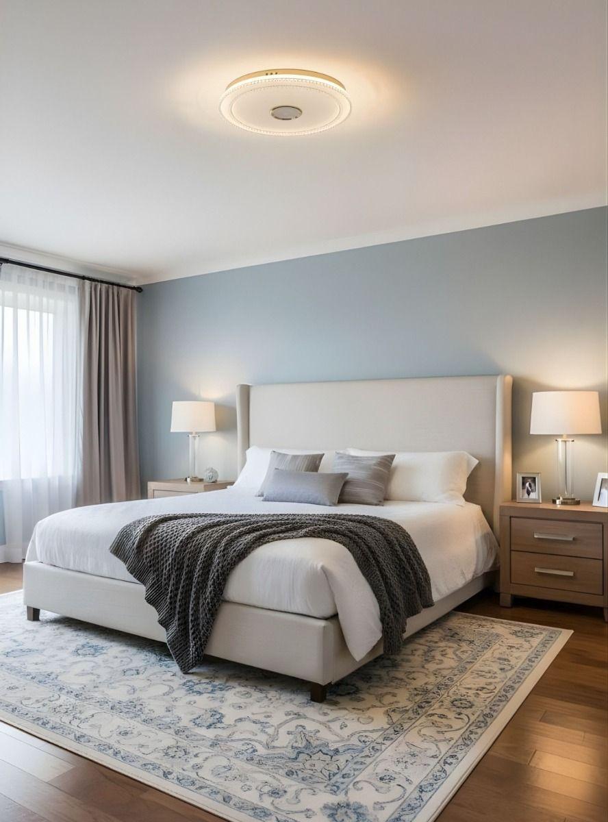 Lámpara Techo Decorativa Elegante Plafón Forma Circular Jhn-8