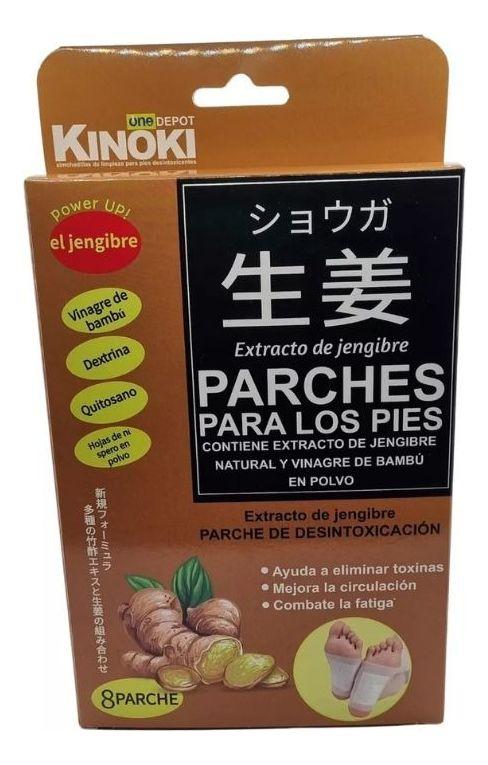 Parches Desintoxicantes Pies Jengibre Limpieza 4 Pack Jhn-0