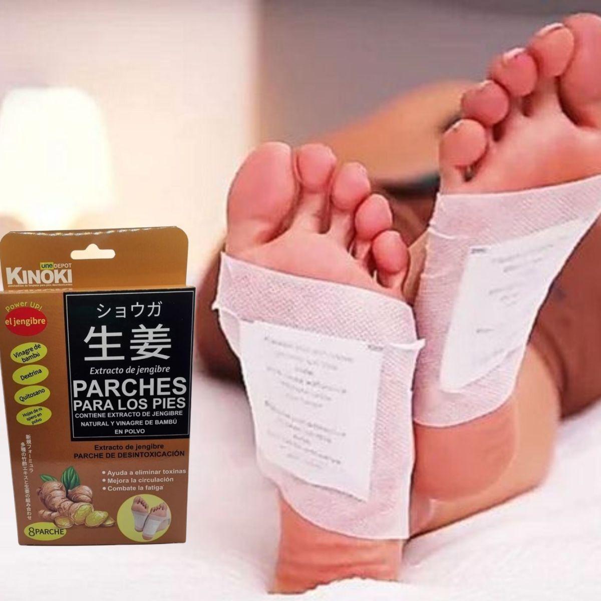 Parches Desintoxicantes Pies Jengibre Limpieza 4 Pack Jhn-2