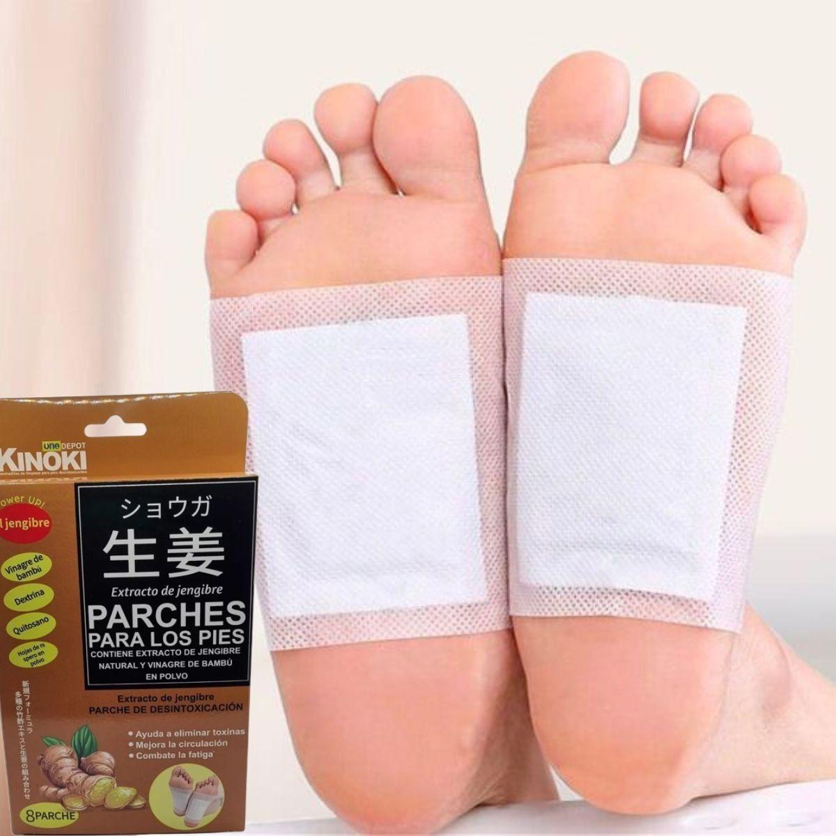 Parches Desintoxicantes Pies Jengibre Limpieza 4 Pack Jhn-4