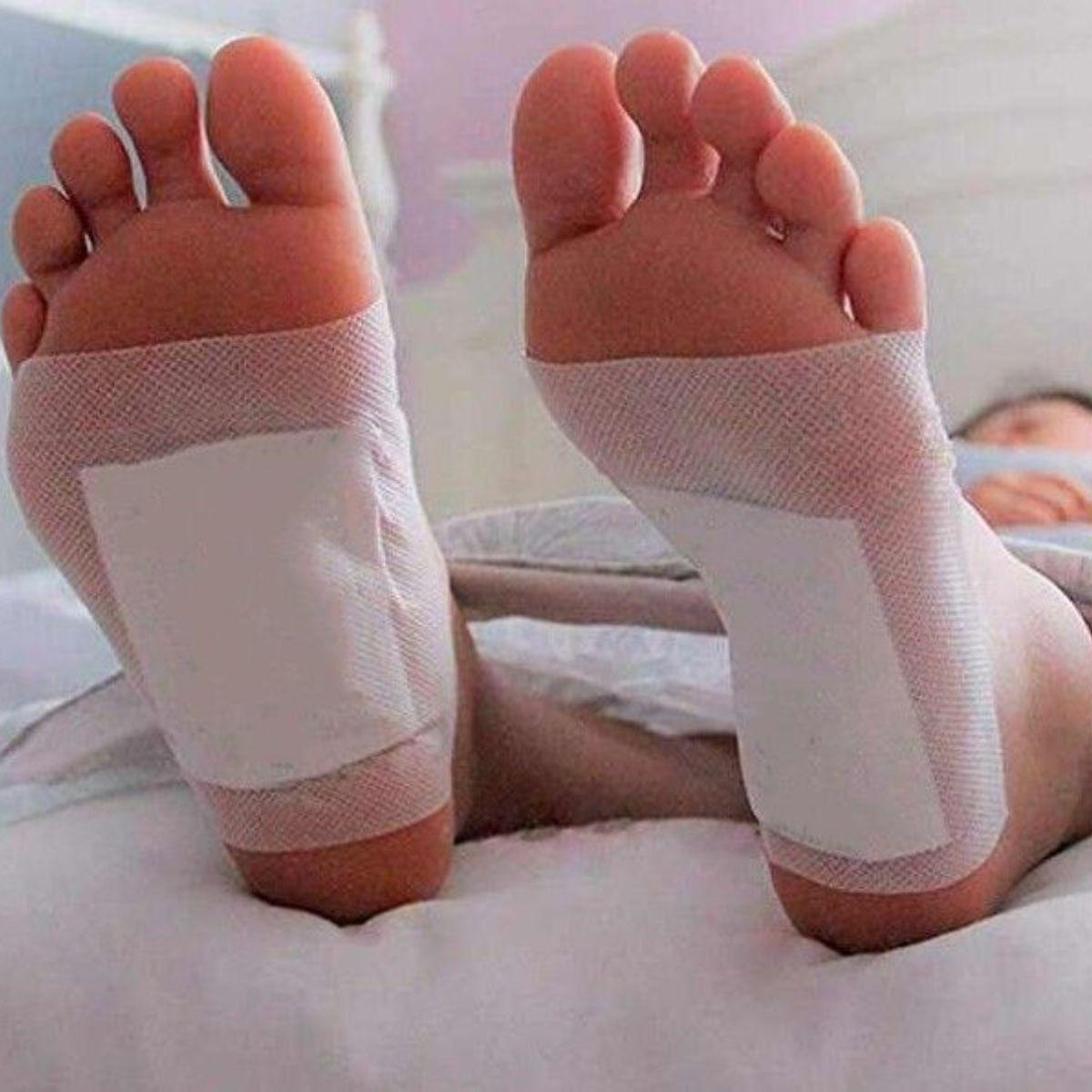 Parches Desintoxicantes Pies Jengibre Limpieza 4 Pack Jhn-5