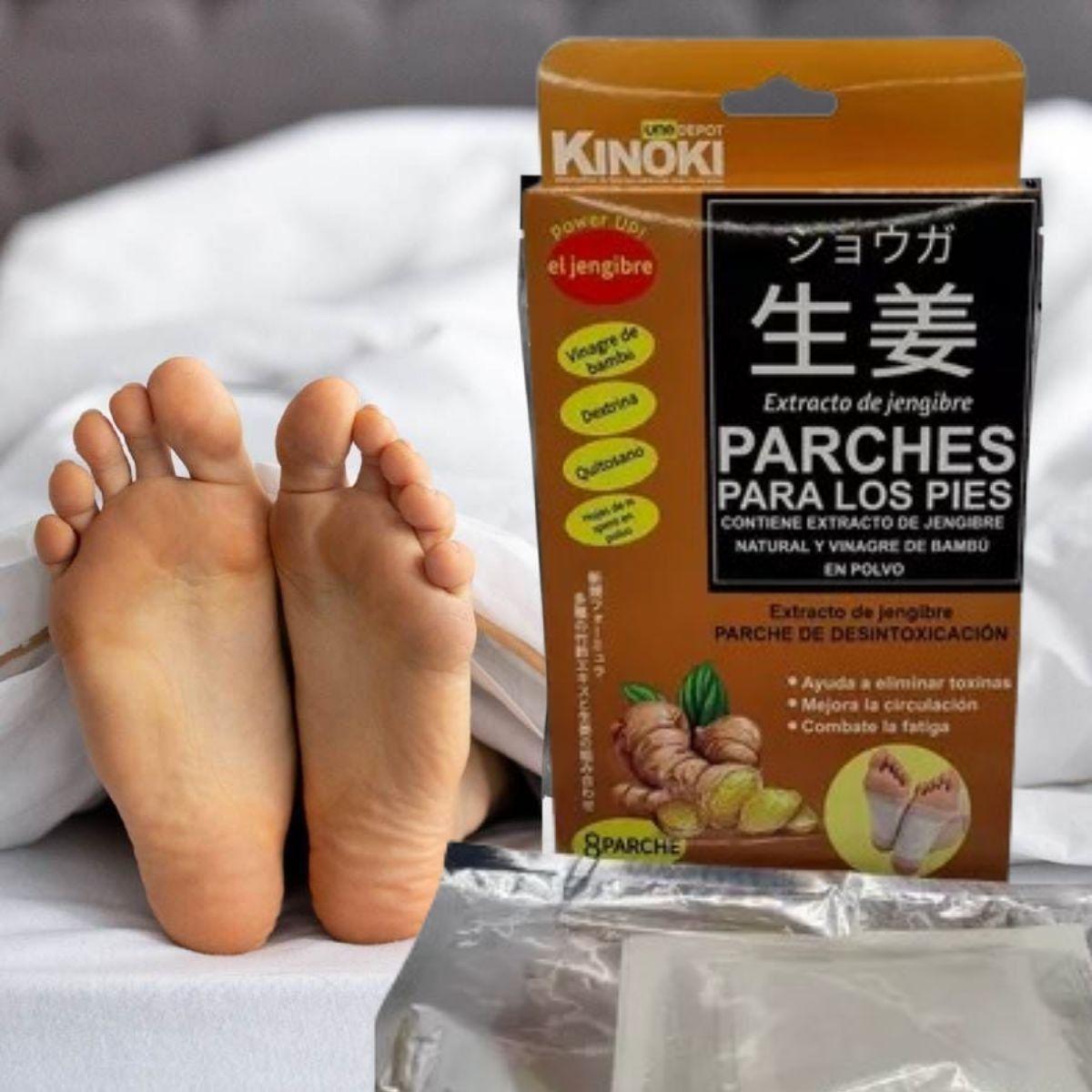 Parches Desintoxicantes Pies Jengibre Limpieza 4 Pack Jhn-6