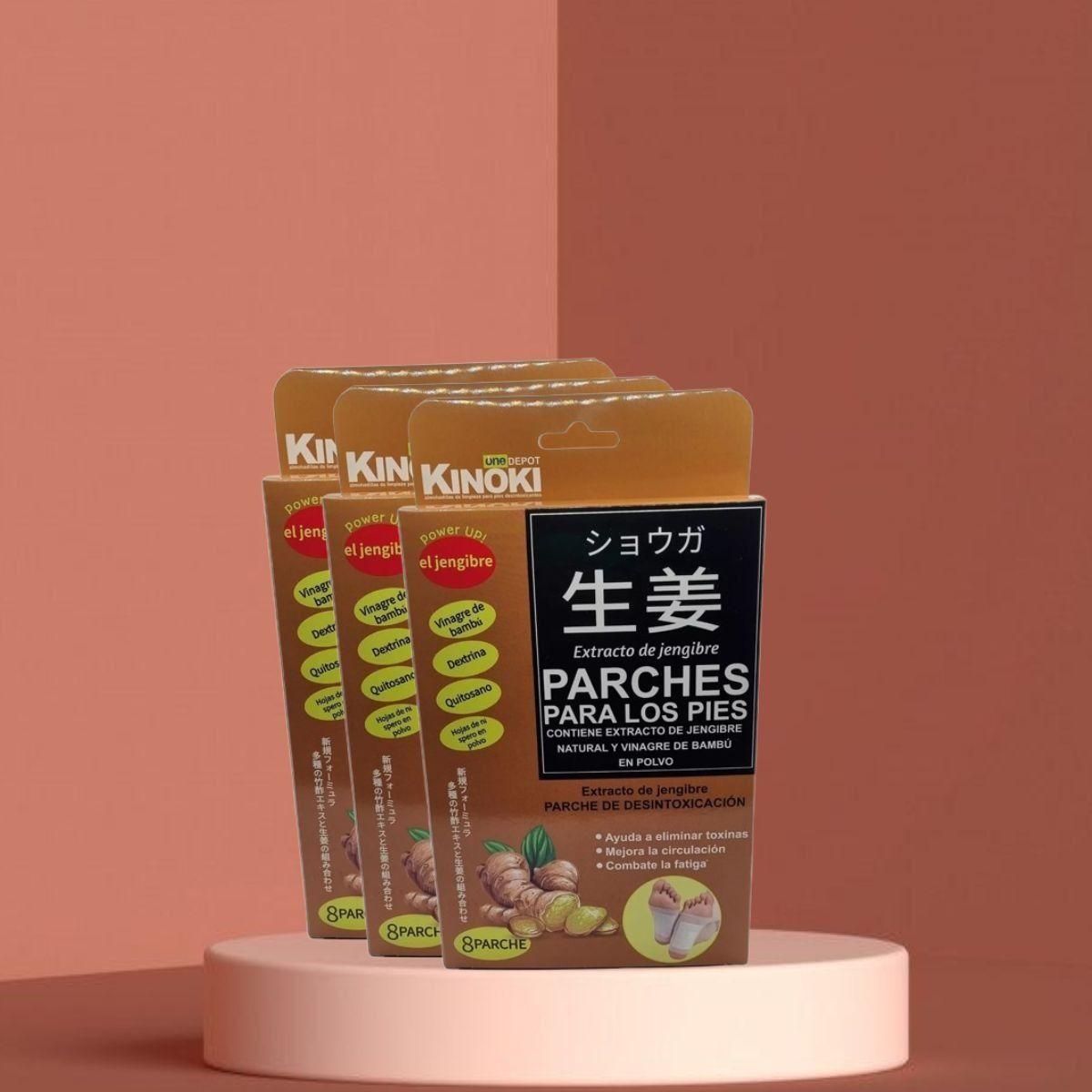 Parches Desintoxicantes Pies Jengibre Limpieza 4 Pack Jhn-7