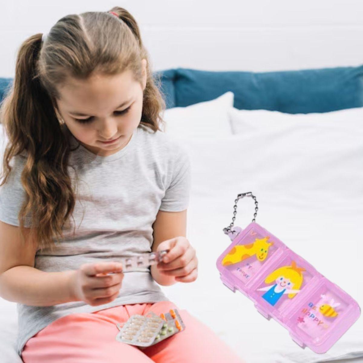 SET 8 MINI PASTILLERO DIBUJOS DIARIO NIÑA PORTATIL VIAJE LAU-2