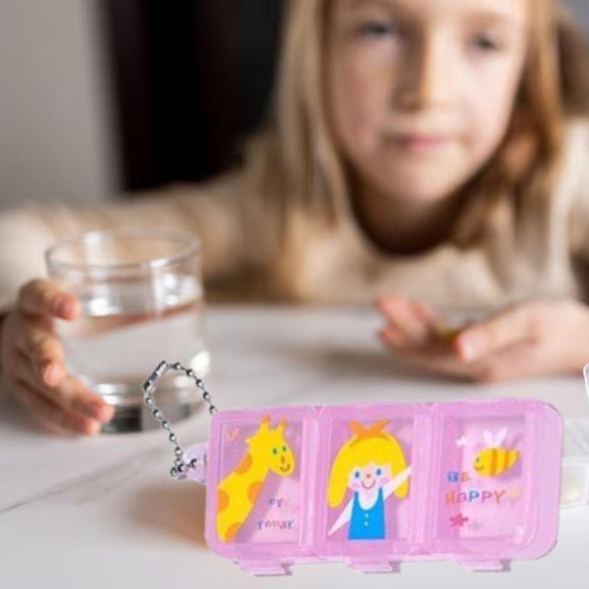 SET 8 MINI PASTILLERO DIBUJOS DIARIO NIÑA PORTATIL VIAJE LAU-3