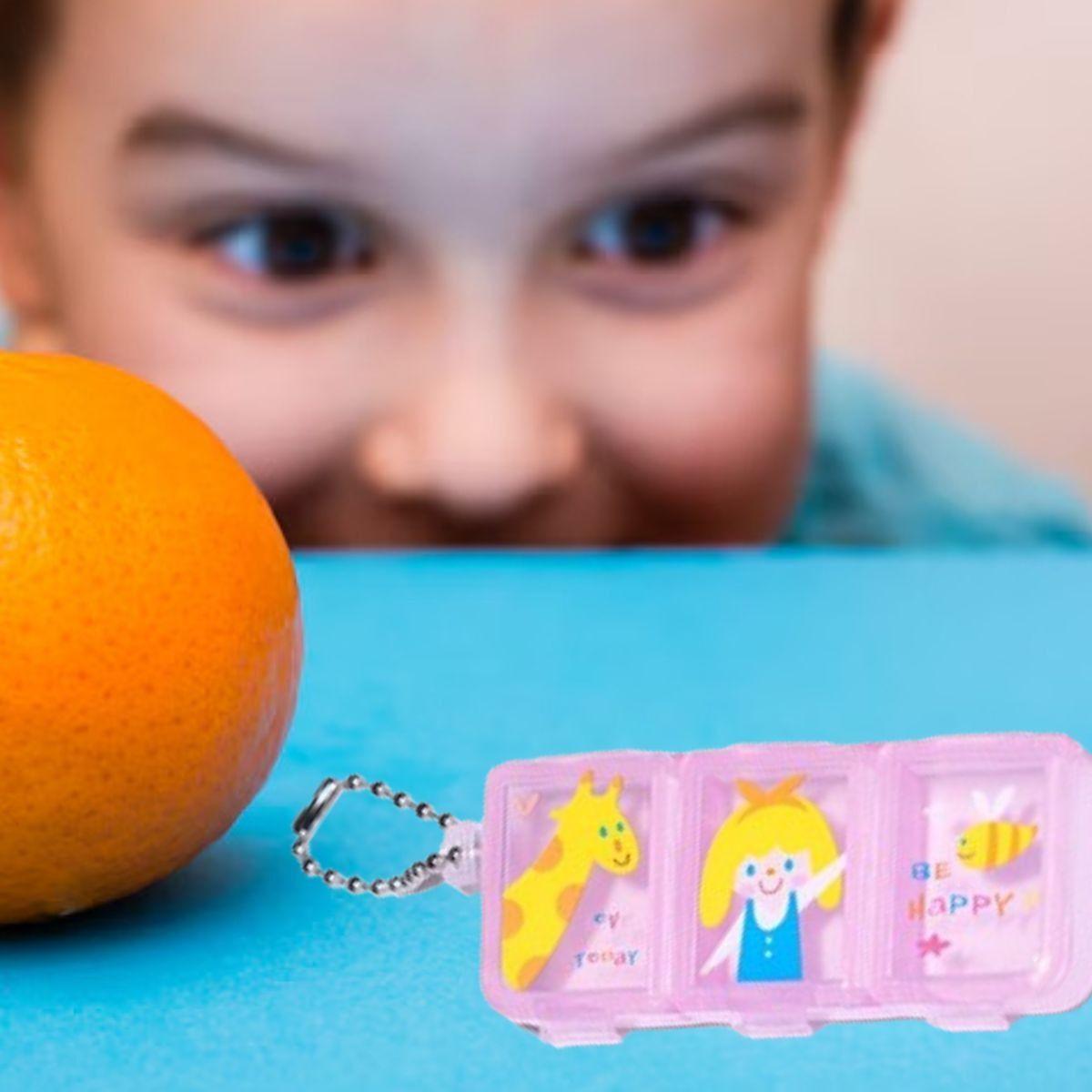 SET 8 MINI PASTILLERO DIBUJOS DIARIO NIÑA PORTATIL VIAJE LAU-8