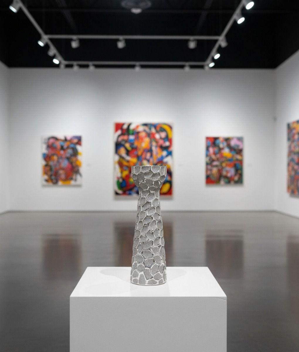 Portavelas Decorativo Candelabro Adorno Textura Jhn-8