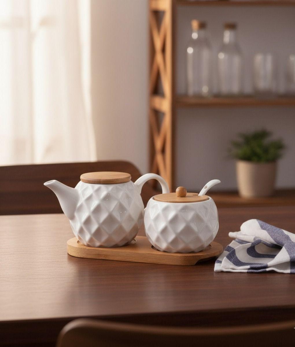 Set 2 Frascos Servir Estilo Natural Organización Hogar Jhn-7