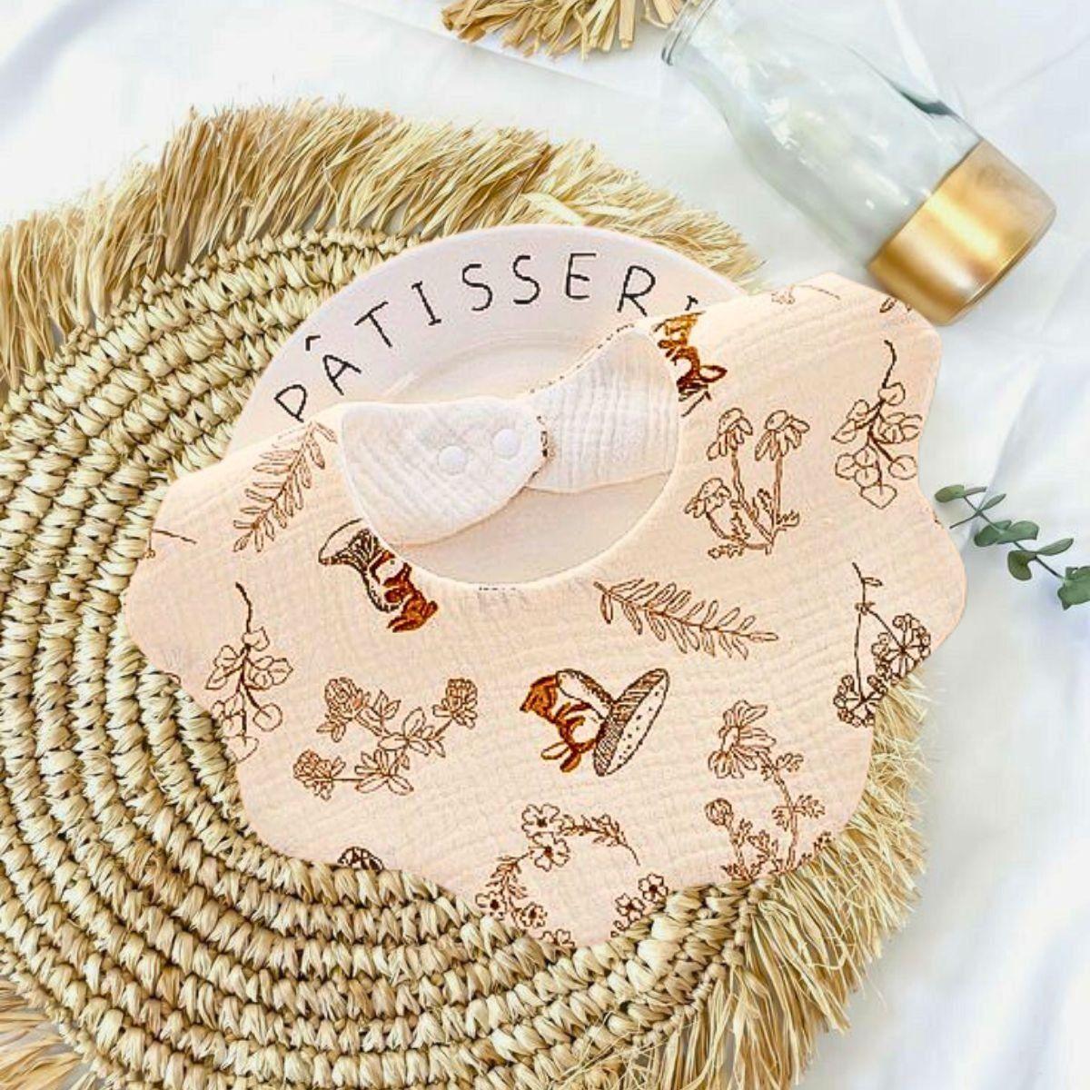 Set 4 Babebros Algodón Impermeable Comida Bebes Lau-3