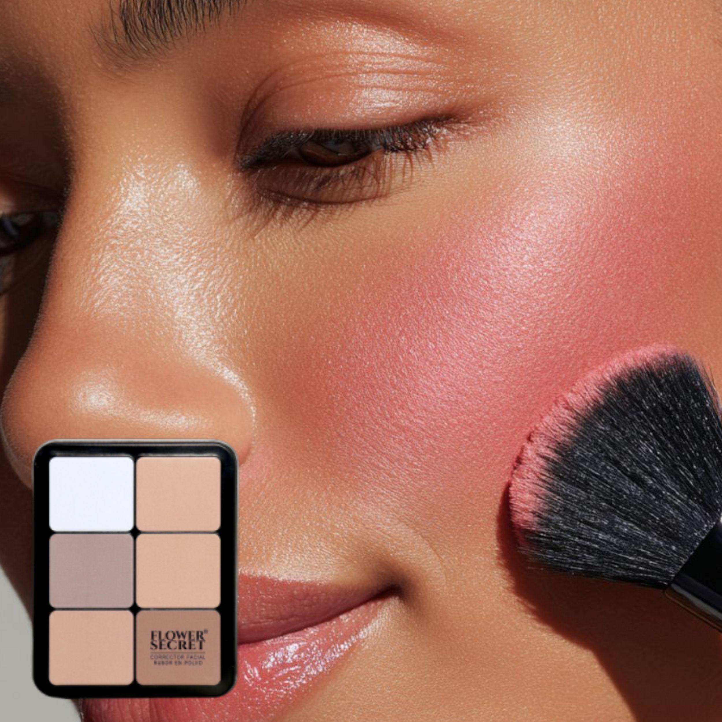 Set Contorno Rubor Crema Acabado Natural Hidratante ALJ-2