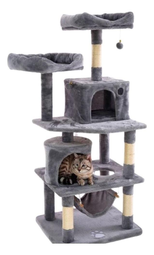 TORRE RASCADOR GRANDE PARA GATOS MASCOTAS ENTRETENIMIENTO LAU-3