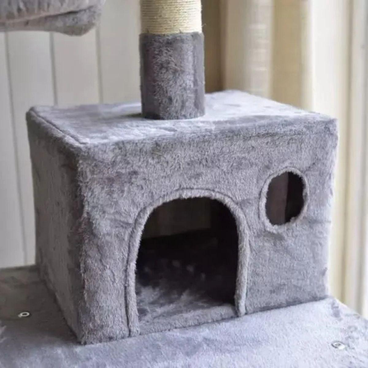 TORRE RASCADOR GRANDE PARA GATOS MASCOTAS ENTRETENIMIENTO LAU-4