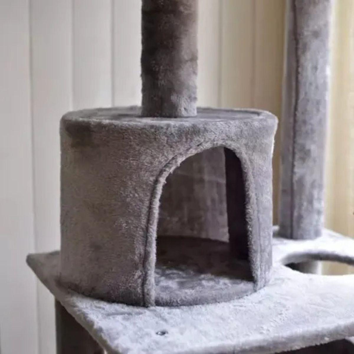 TORRE RASCADOR GRANDE PARA GATOS MASCOTAS ENTRETENIMIENTO LAU-6