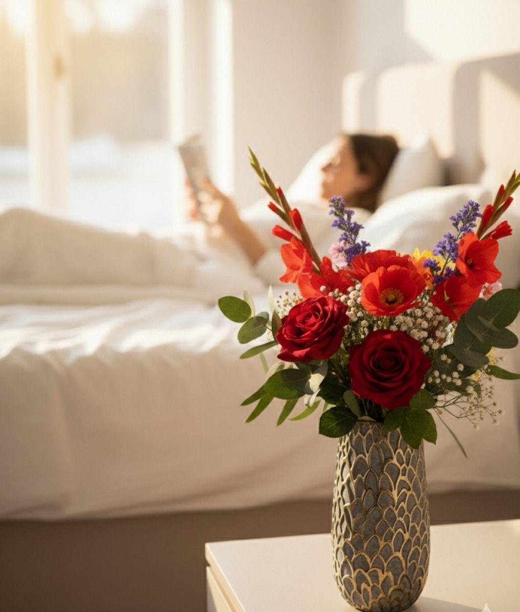 Florero Decorativo Abstracto Jarrón Textura Adorno Lujo Jhn-7