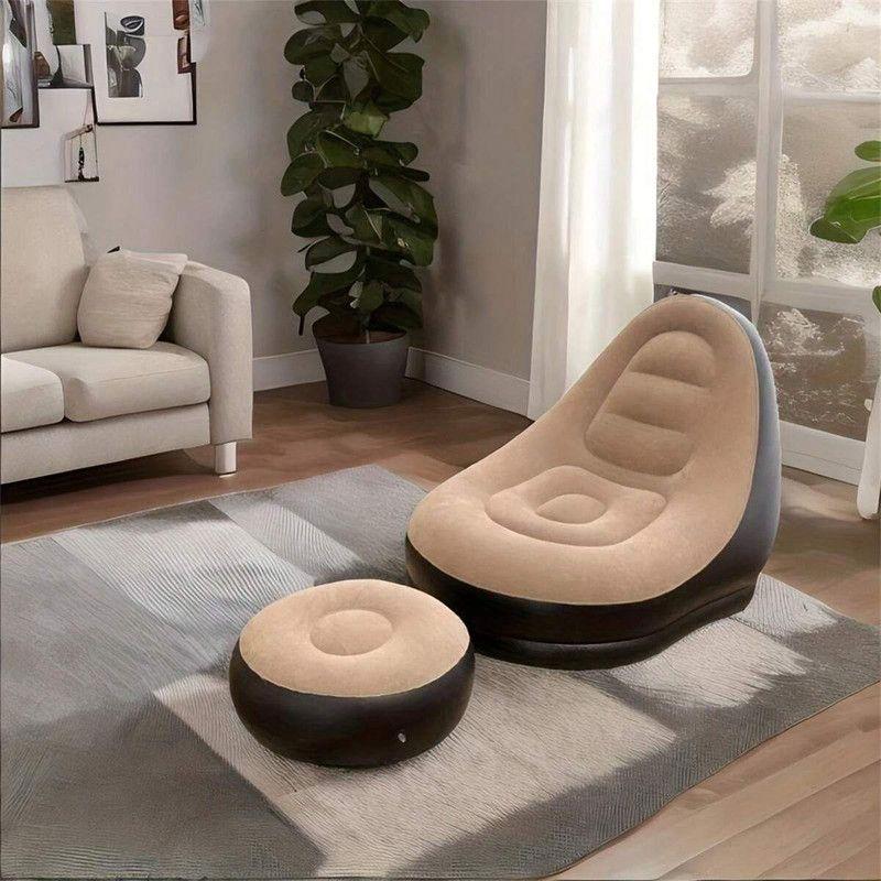 Sofa Sillon Inflable Portatil Comodidad Hogar Parque Rondon-3