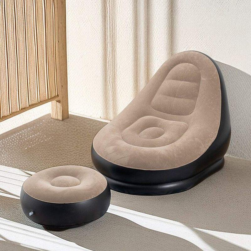 Sofa Sillon Inflable Portatil Comodidad Hogar Parque Rondon-6