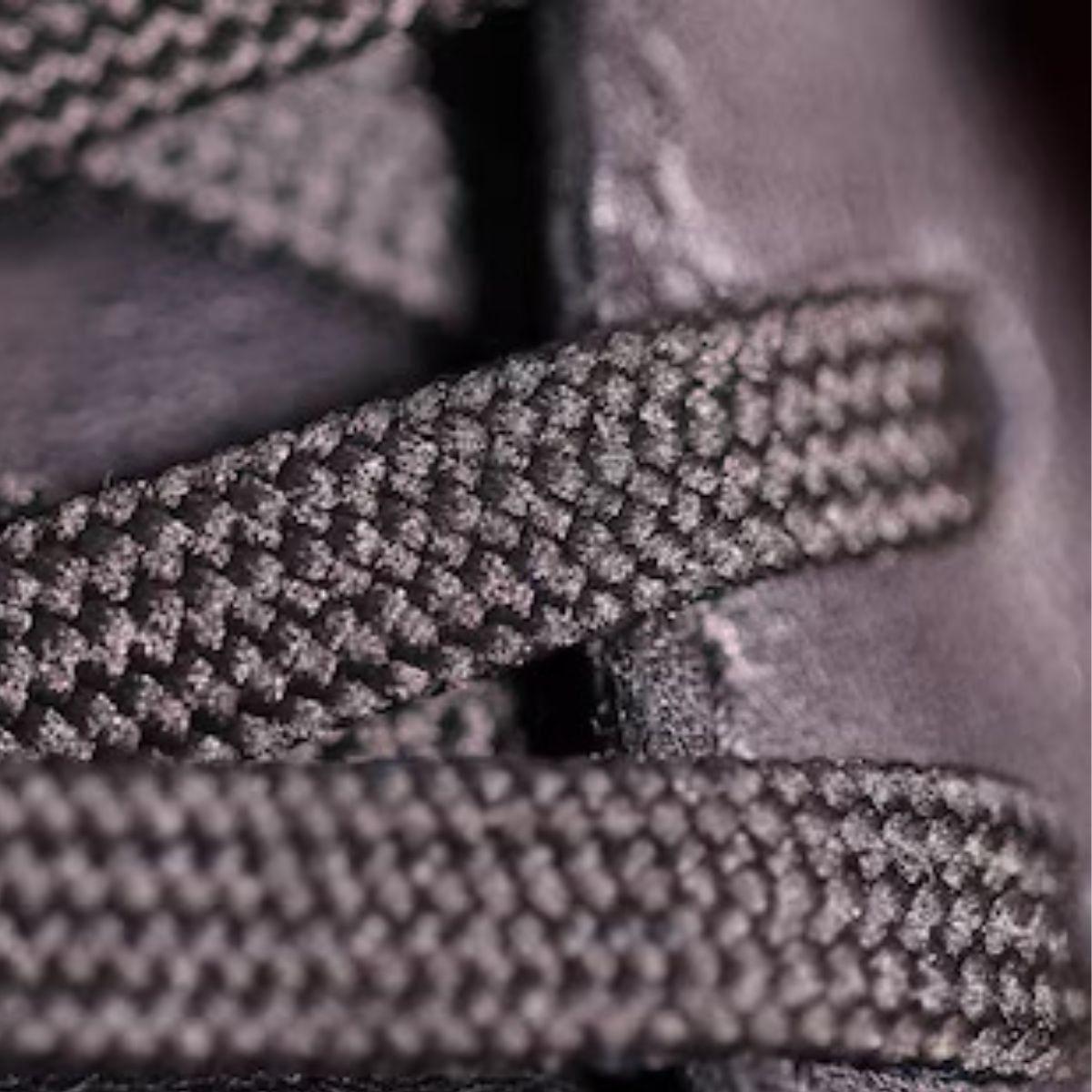 SET 10 CORDONES PLANOS PARA ZAPATILLAS DEPORTE NEGROS LAU-7