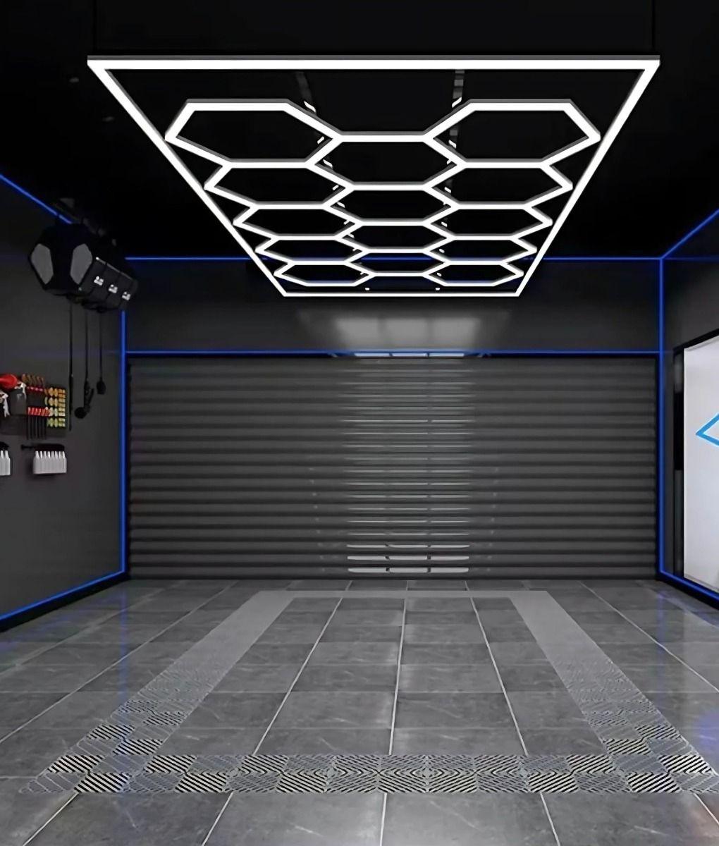 Lámpara Decorativa Panel Techo Diseño Geométrico 3D Jhn-5