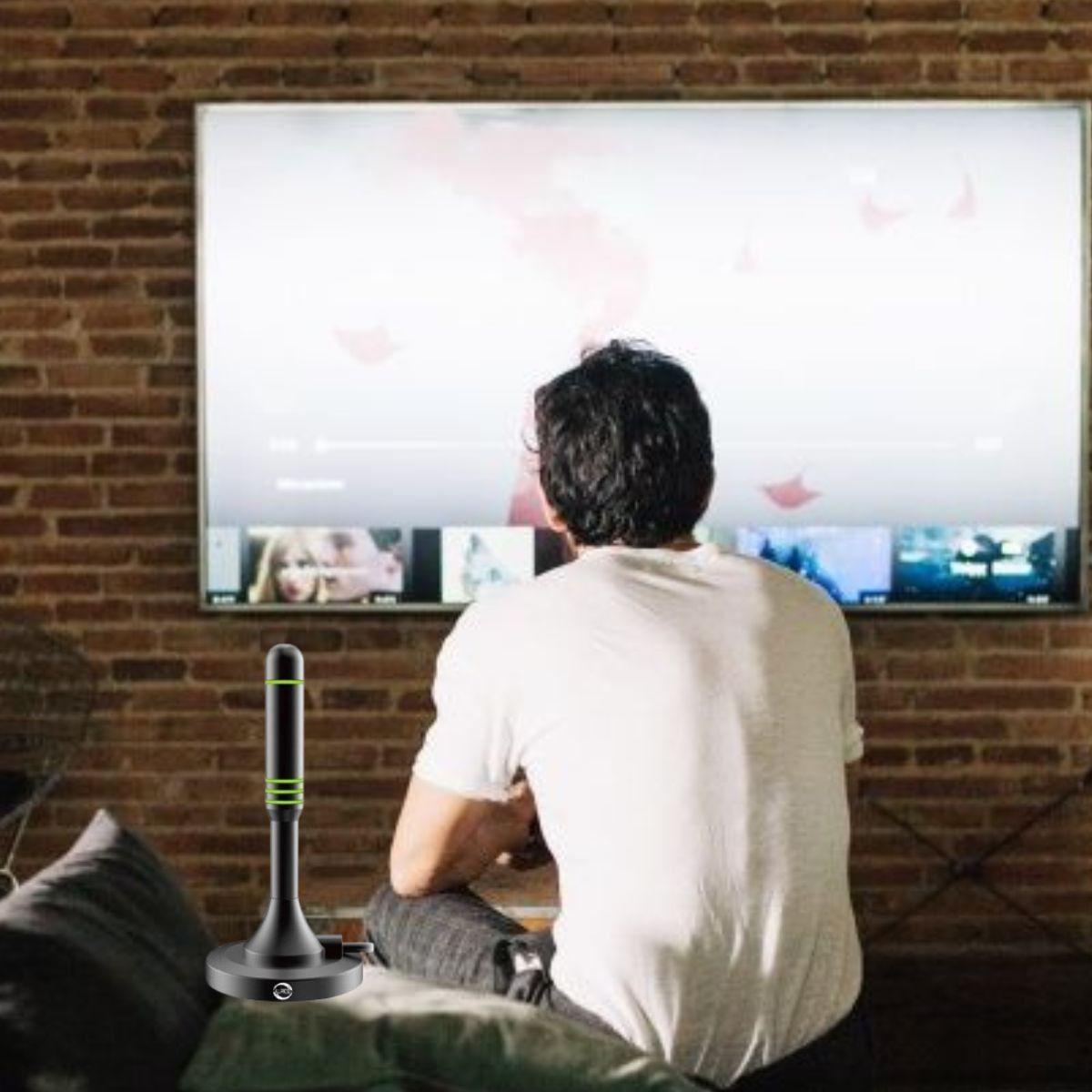 ANTENA DIGITAL HDTV TERRESTRE INTERIOR CANALES HD LAU-3