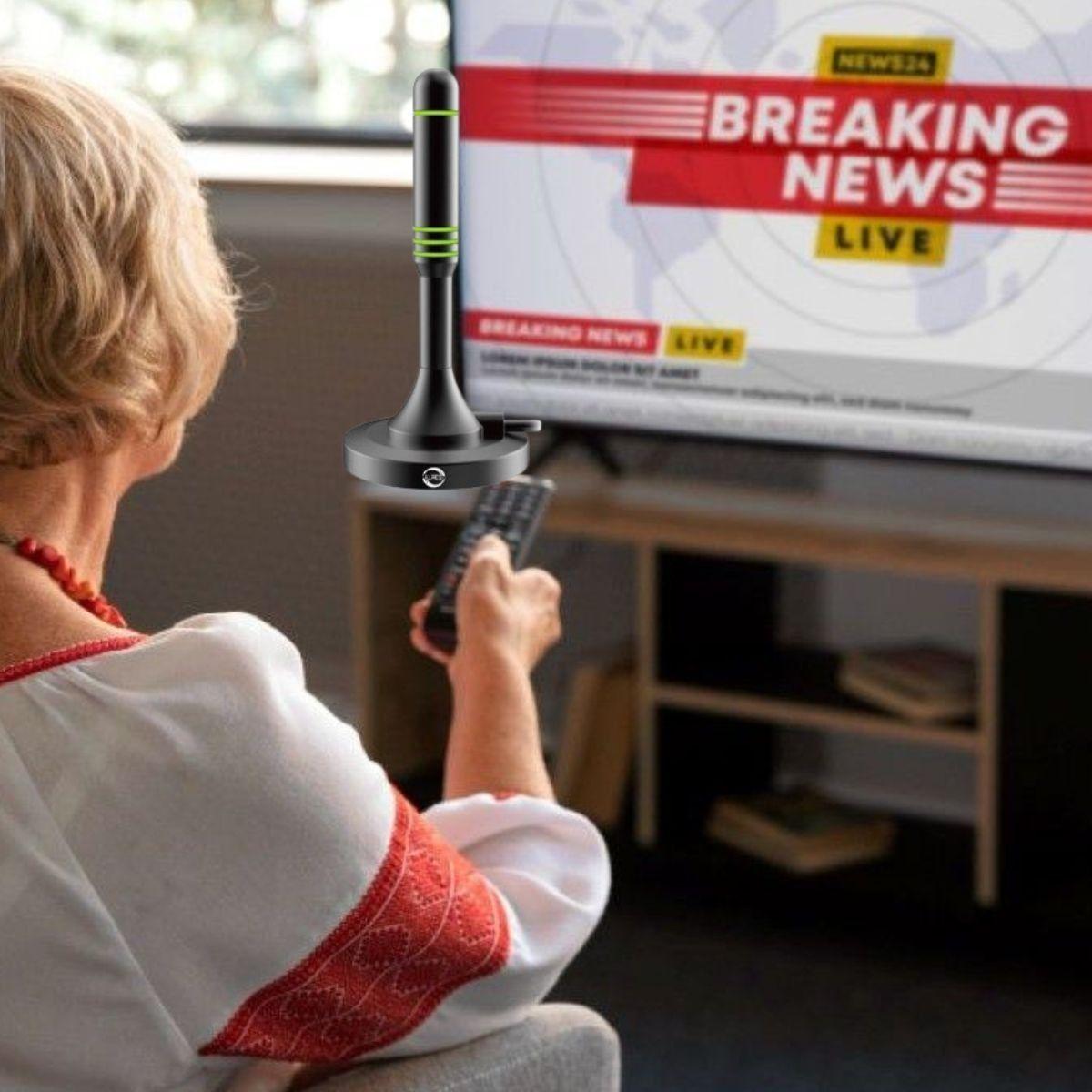 ANTENA DIGITAL HDTV TERRESTRE INTERIOR CANALES HD LAU-5