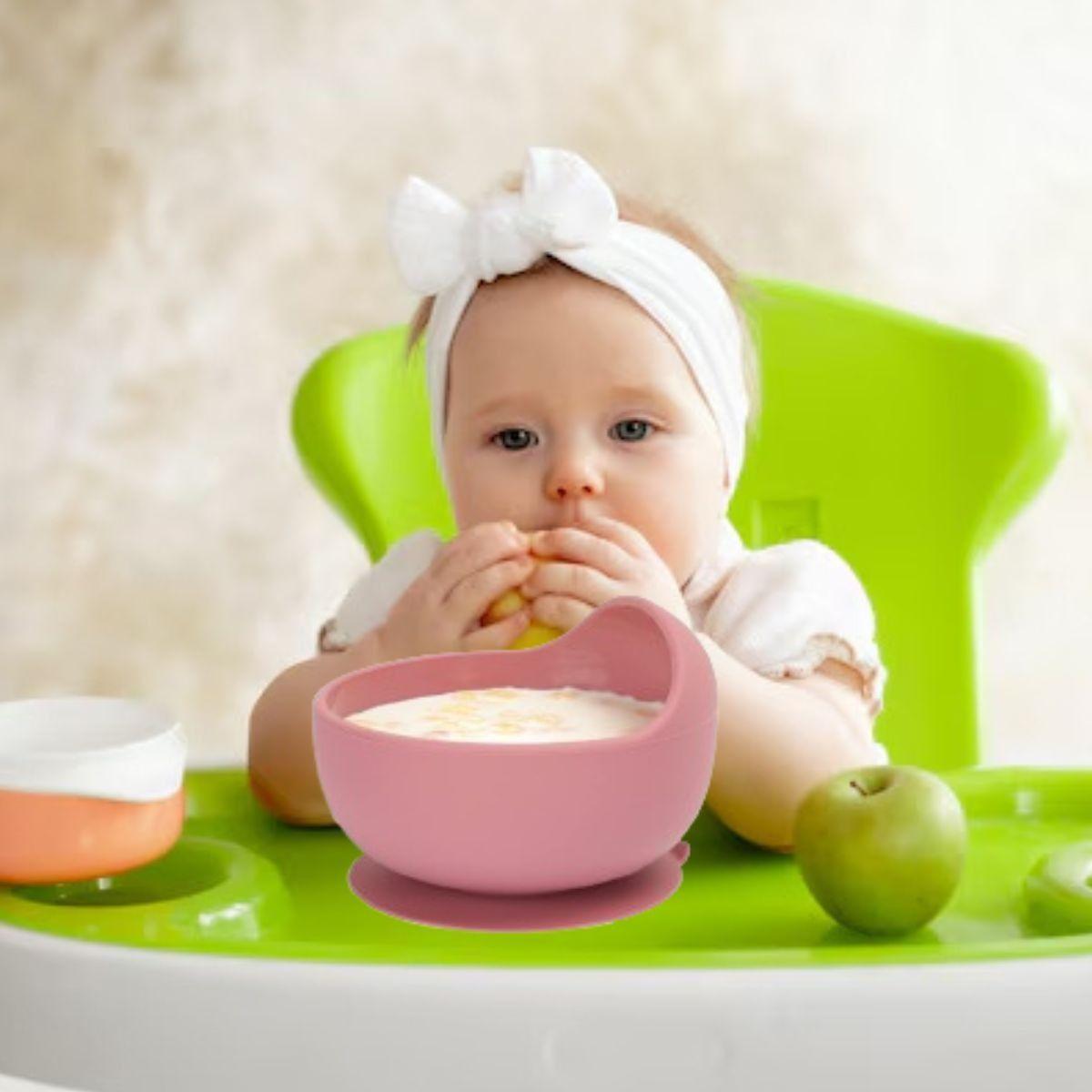 SET ALIMENTACION CANGREJO BEBE 9 PZA SILICONA DIVERTIDA LAU-7