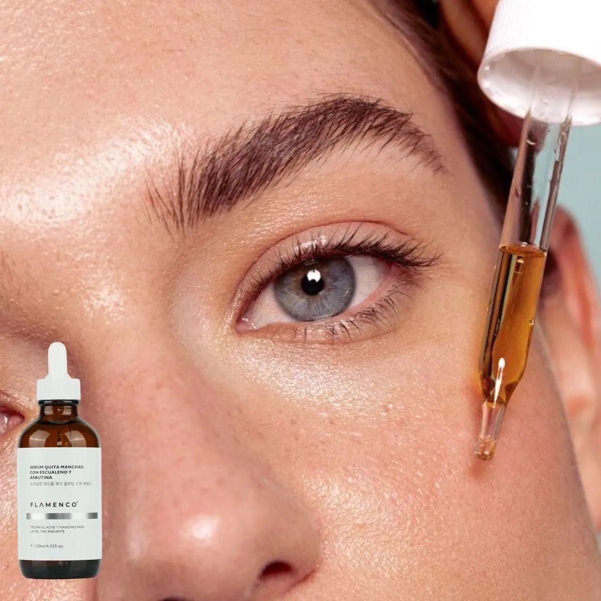 SERUM FACIAL DESPIGMENTANTE ANTIACNE ESCUALENO ARBUTINA LAU-3