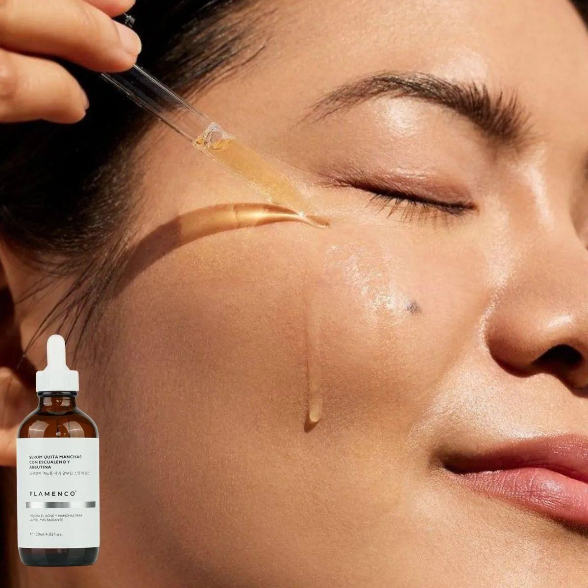 SERUM FACIAL DESPIGMENTANTE ANTIACNE ESCUALENO ARBUTINA LAU-4