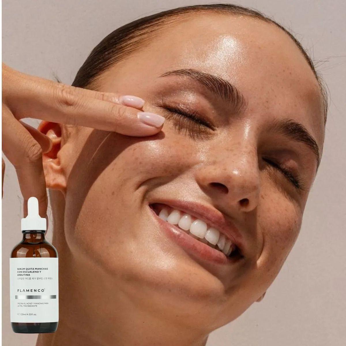 SERUM FACIAL DESPIGMENTANTE ANTIACNE ESCUALENO ARBUTINA LAU-5