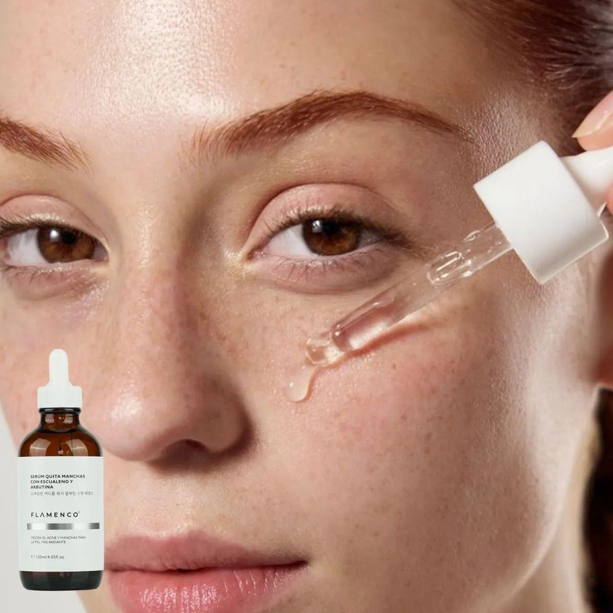 SERUM FACIAL DESPIGMENTANTE ANTIACNE ESCUALENO ARBUTINA LAU-6