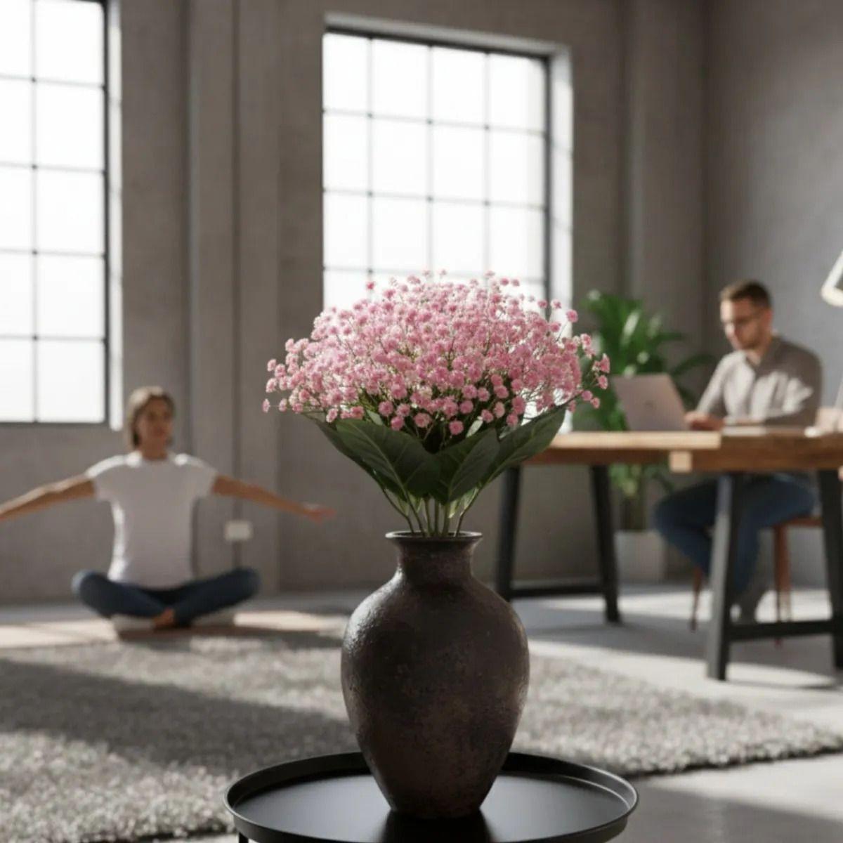 Set 2 Ramo Floral Decorativo Artificial Estilo Atemporal Jhn-2