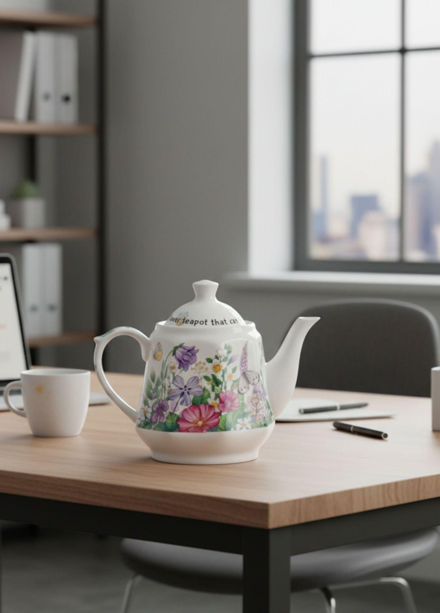 Tetera Diseño Botánico Belleza Natural Decoración Hogar Jhn-4