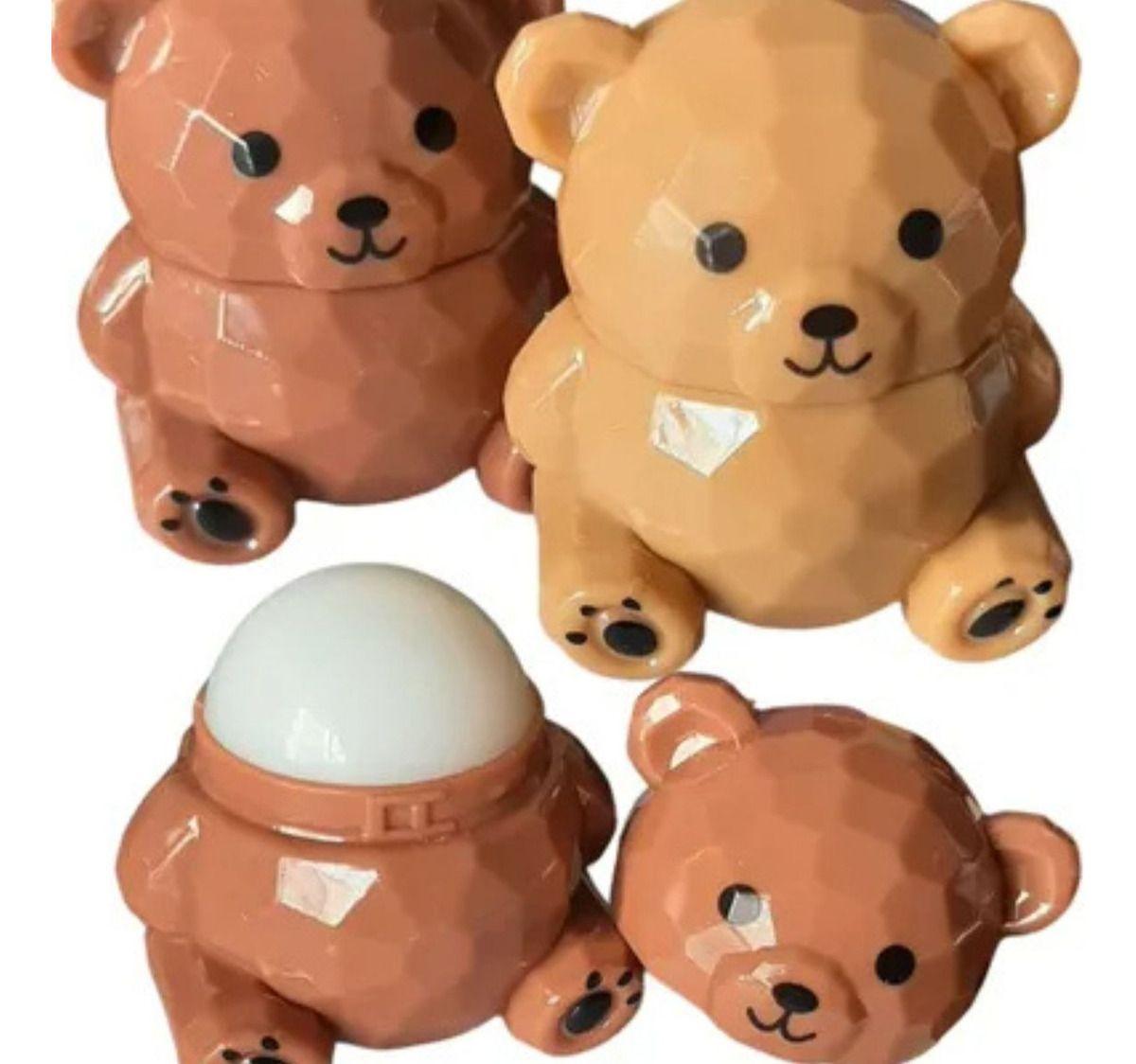 PACK 24 BALSAMO LABIALES FORMA OSITO SUAVIZA HIDRATAR LAU-6