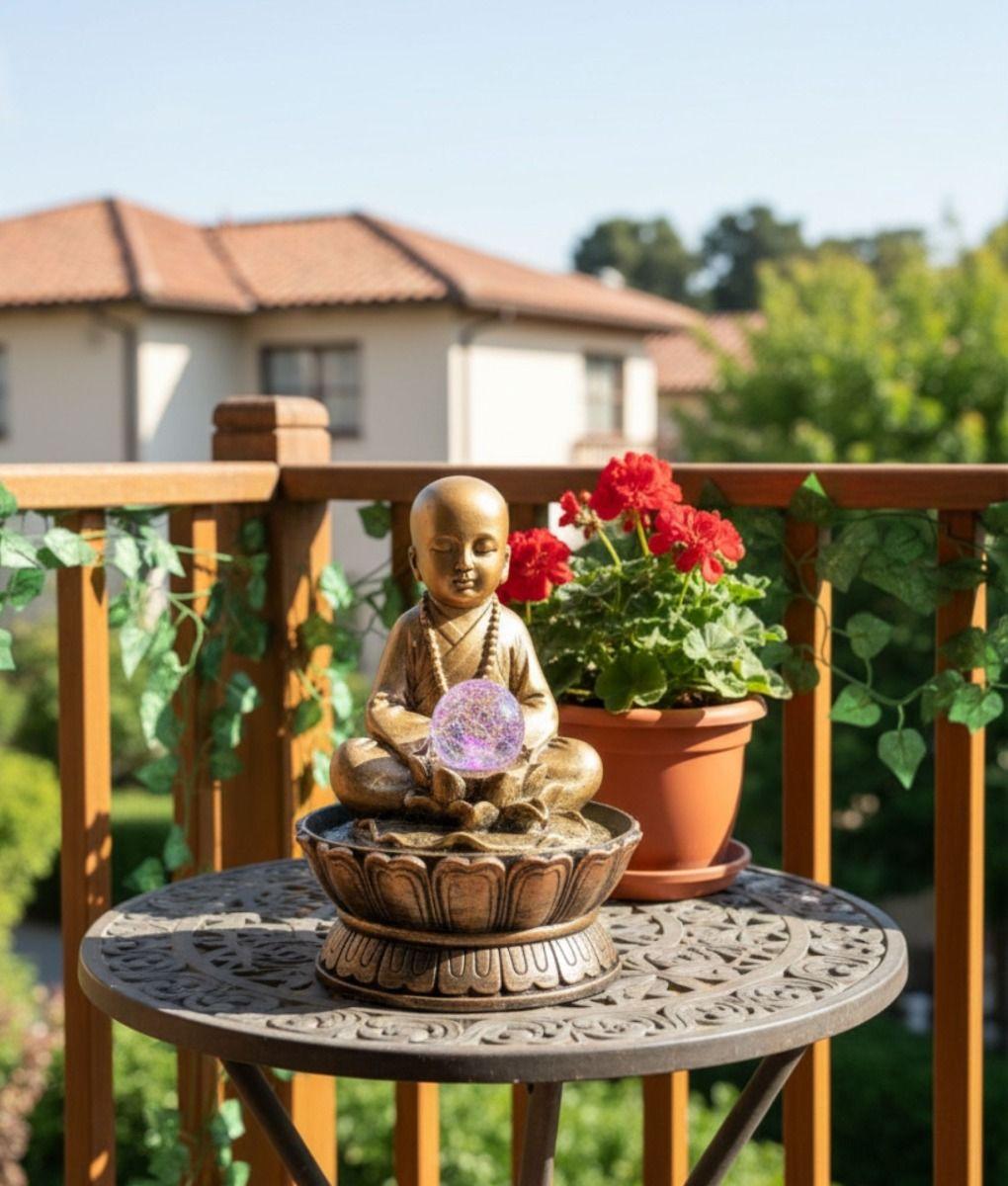 Figura Decorativa Estatua Buda Adorno Hogar Meditación Jhn-9