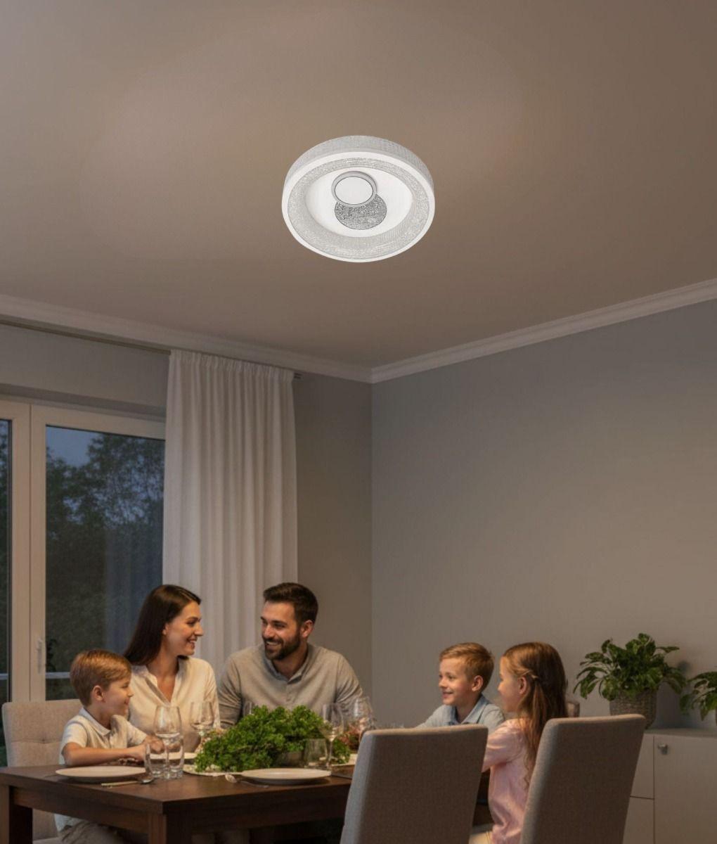 Lámpara Techo LED Abstracción Moderna Contraste Luminoso Jhn-9