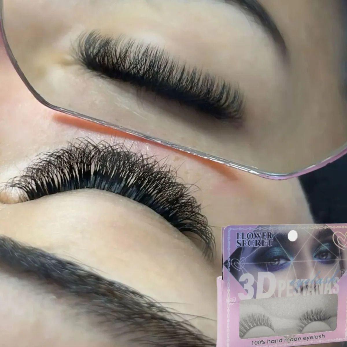 Set Pestañas Postizas 3D Volumen Multidimensional ALJ-8