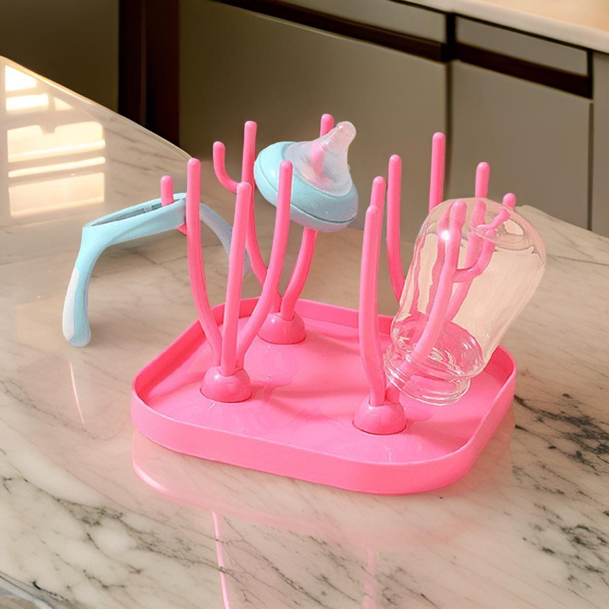 Set 3 Escurridor Secador Mamadera  Biberon Arbol Bebes Lau-1